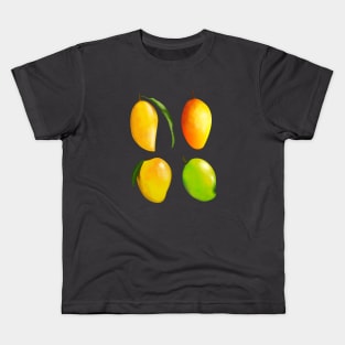 Sweet And Ripe Mangoes Pattern Kids T-Shirt